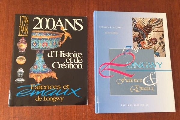 Null Longwy 瓷器和珐琅。雅克-费弗。金书》。SERPENOISE出版社。1998.- 200年的历史和创造。1798/1998年，朗威的瓷器和珐琅。
