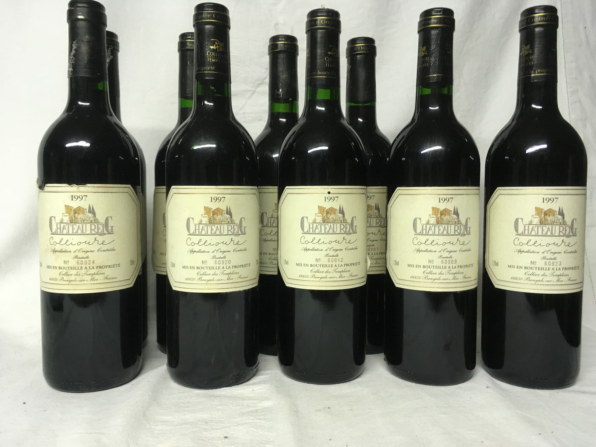 Null 10 COLLIOURE rot Château Reig 1997 75cl