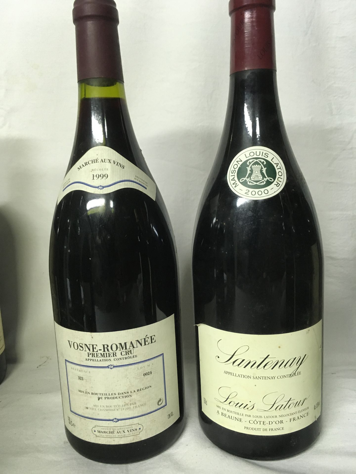 Null 1 VOSNE ROMANEE 1ER CRU Marché aux vins 1999 150cl

1 SANTENAY Rouge Louis &hellip;