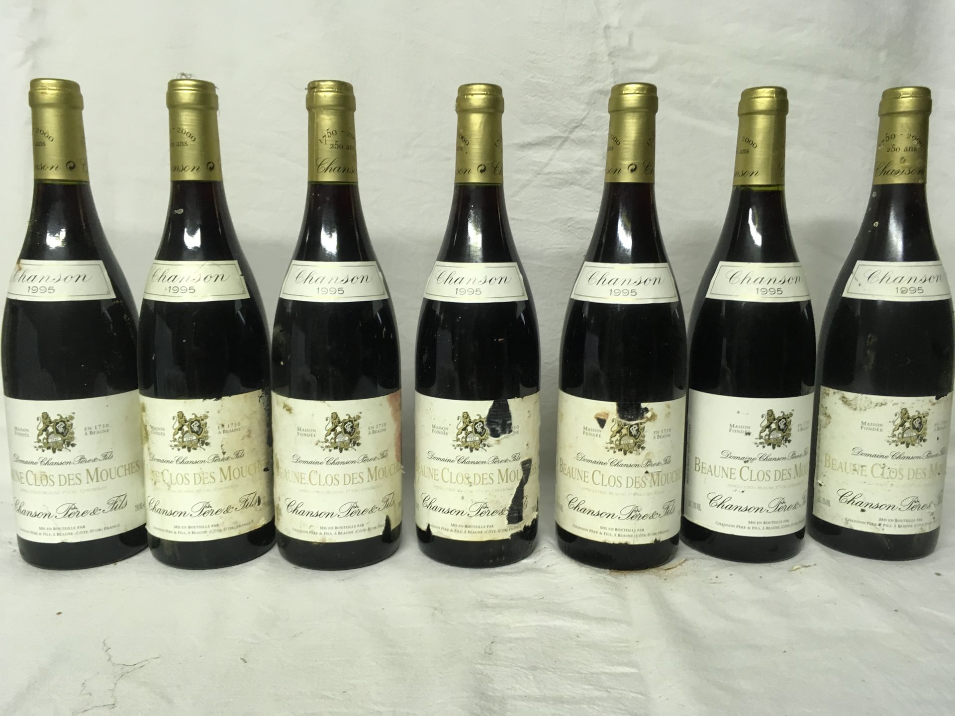 Null 7 碧欧泉1号红葡萄酒 "Clos des Mouches" 香颂酒庄 1995 75cl 3 x e.A.