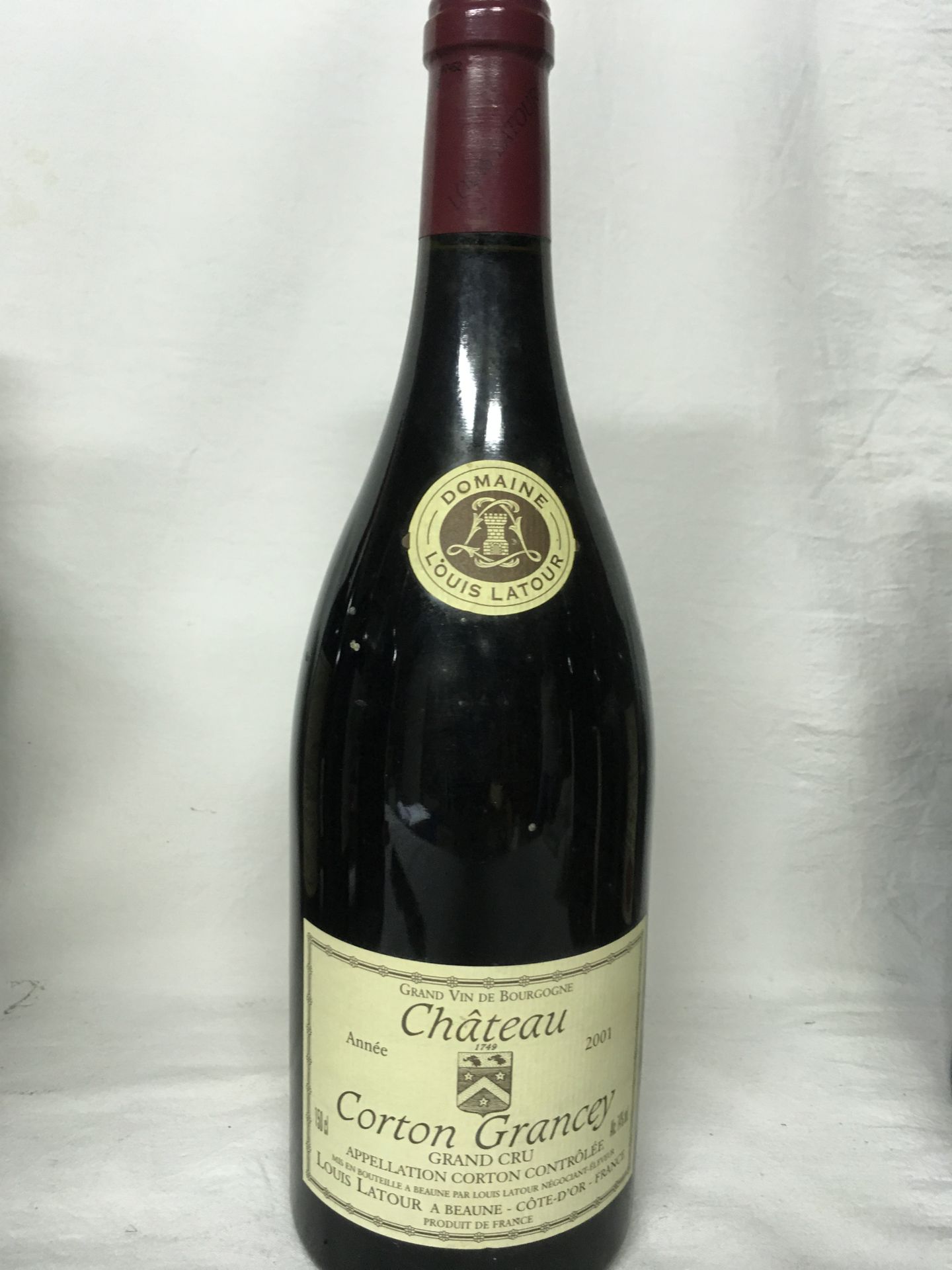 Null 1 寇顿-格朗斯路易-拉图2001年葡萄酒150cl