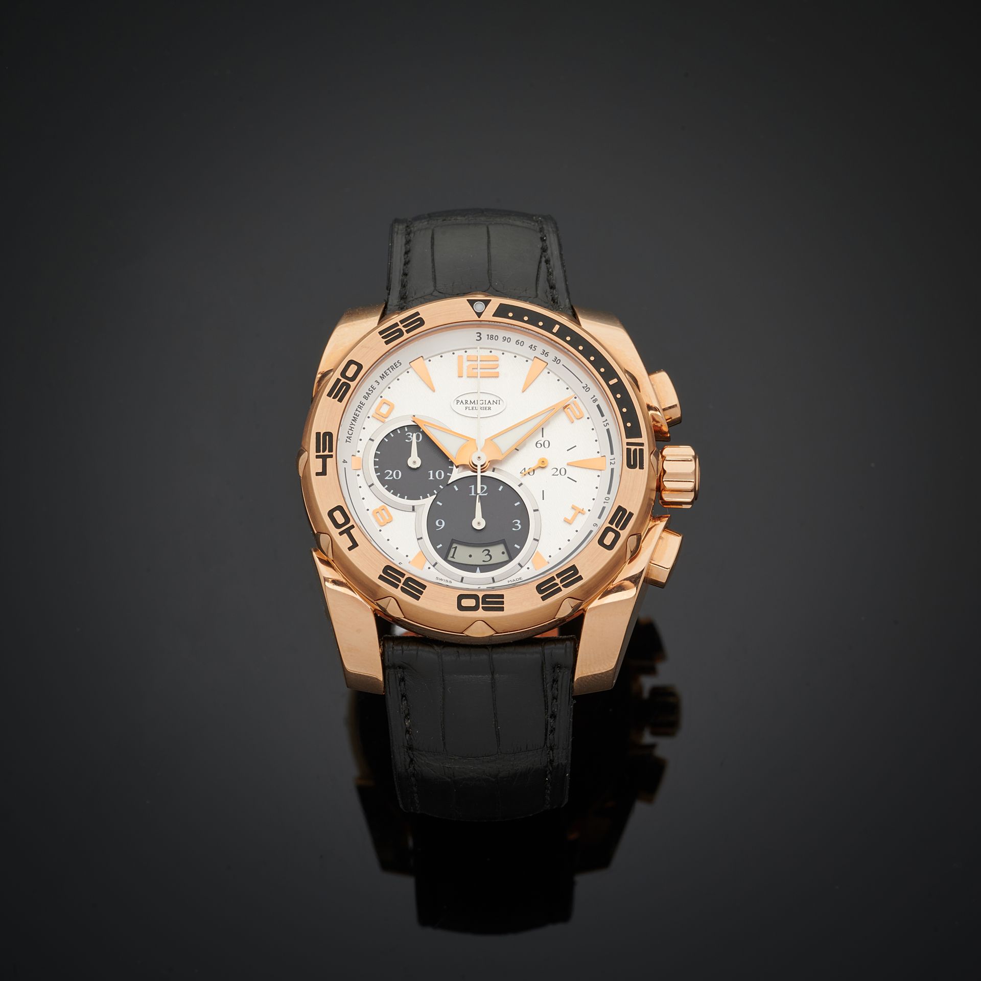 Null PARMIGIANI FLEURIER watch model : 
PERSHING 005 ROSE GOLD SILVER Serial num&hellip;