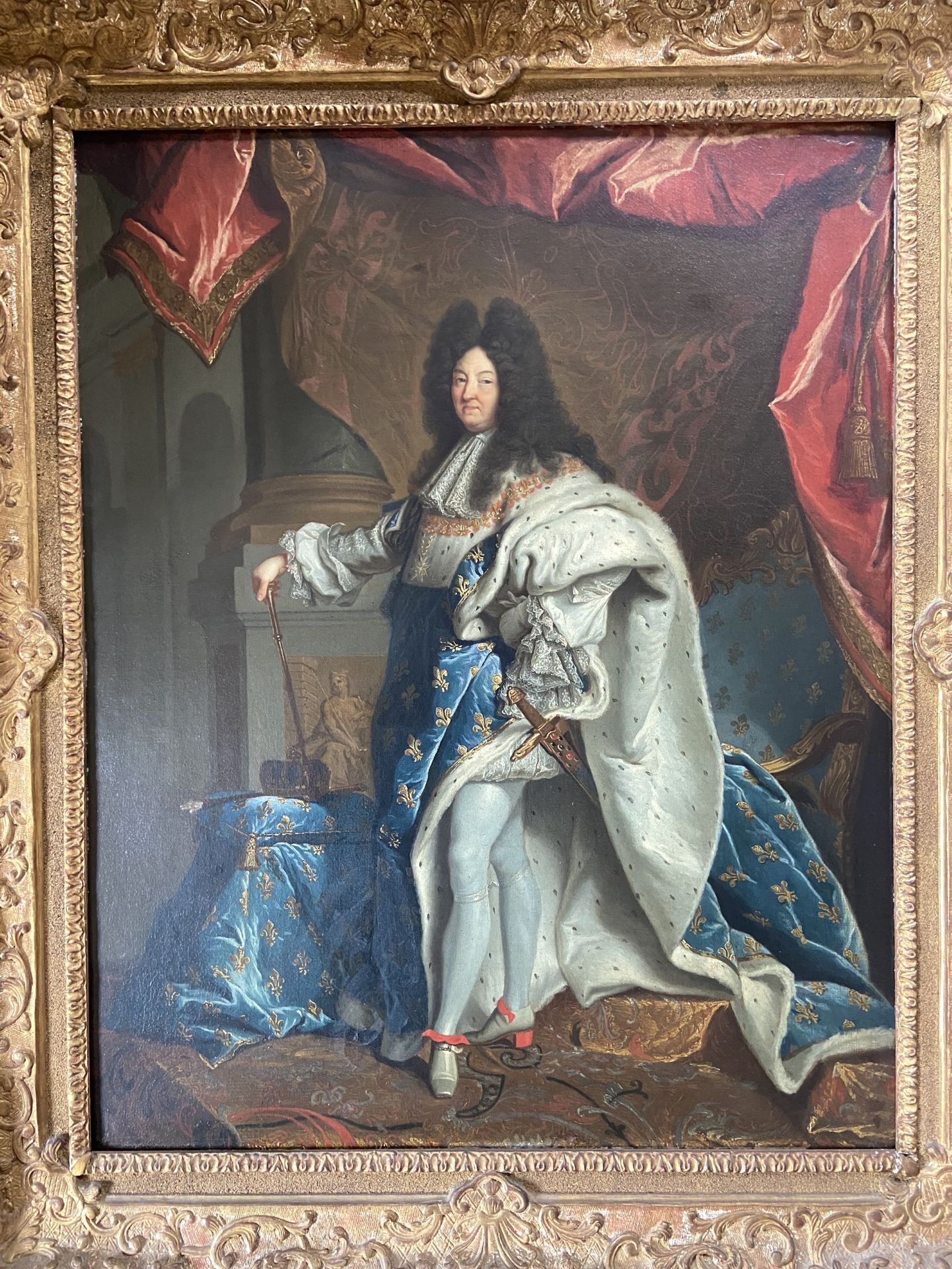 Null Atelier de Hyacinthe Rigaud (1659-1743)
Portrait de Louis XIV en costume de&hellip;