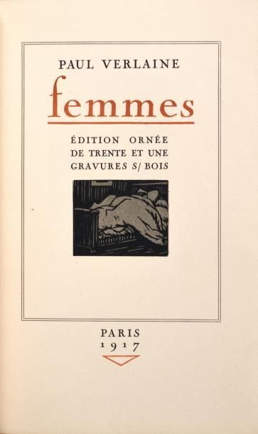 Null Paul VERLAINE, deux volumes:

- "Femmes" Paris, 1917, un des 250 ex. Sur Ve&hellip;