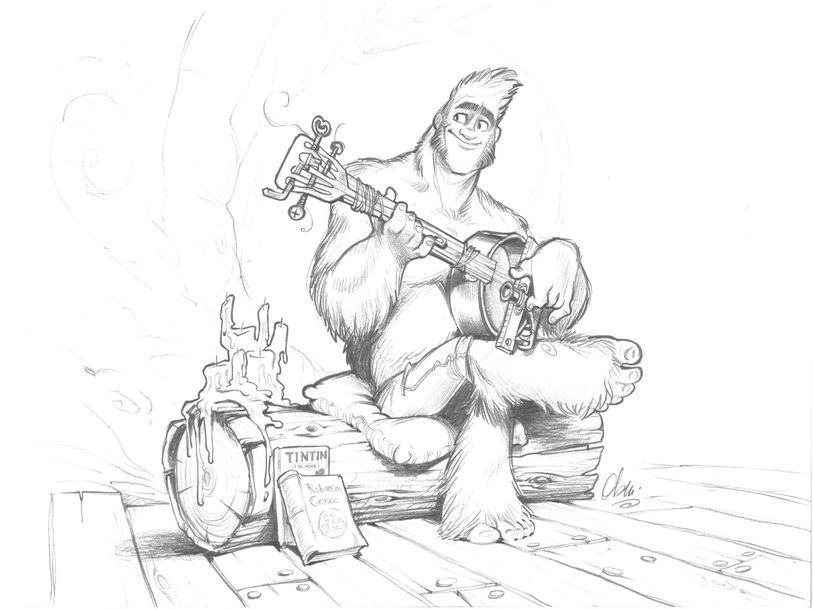 Null Pack Bigfoot Junior comprenant:
- Olivier SENNY, six dessins originaux des &hellip;