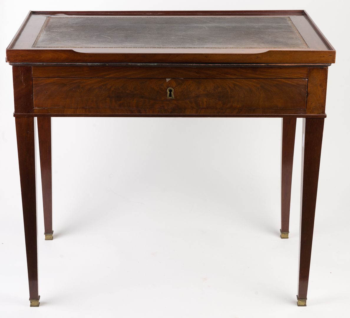 Null Table à jeu à un tiroir et plateau, bois de placage, H 72cm, L 81cm, Prof 4&hellip;
