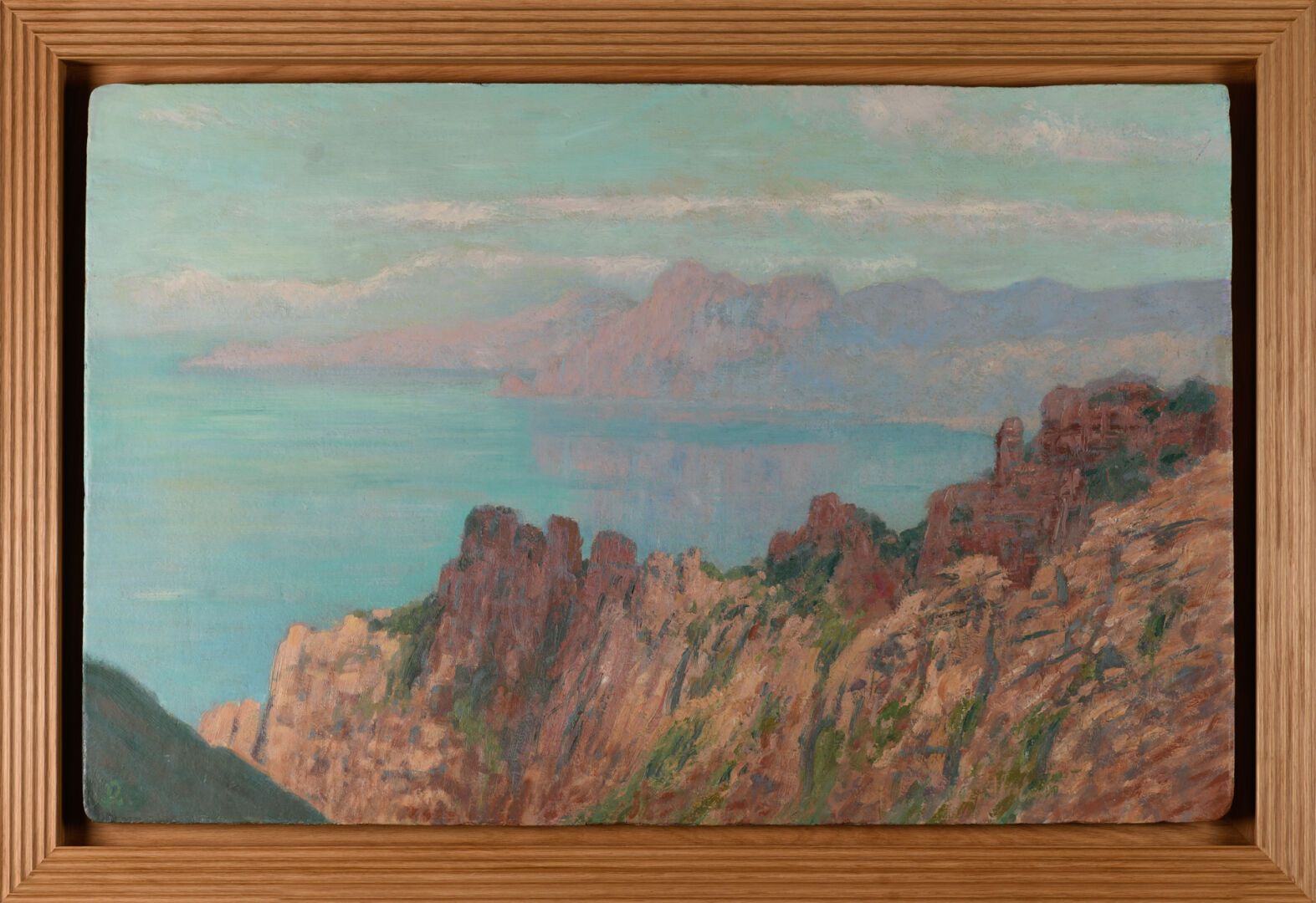 Null 
Jean Francis AUBURTIN 1866-1930 "Gulf of Porto, Corsica, Calanques de Pian&hellip;
