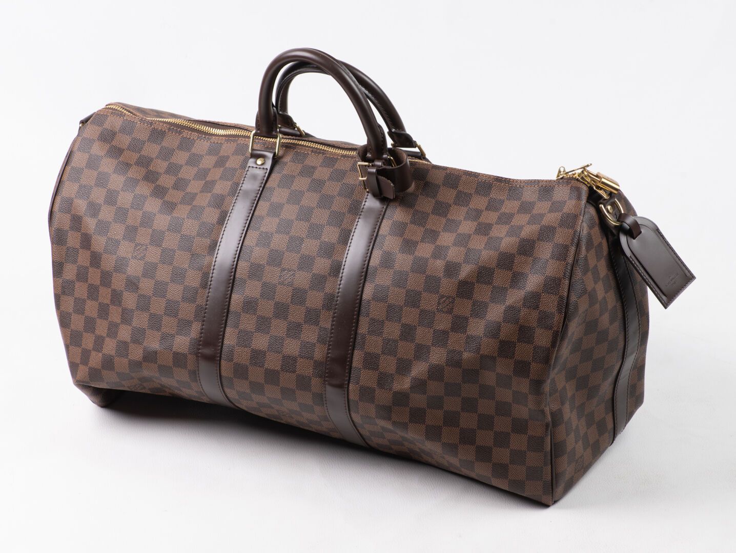 Louis Vuitton, Gepäckstück Modell Keepall 55, Schachbret…