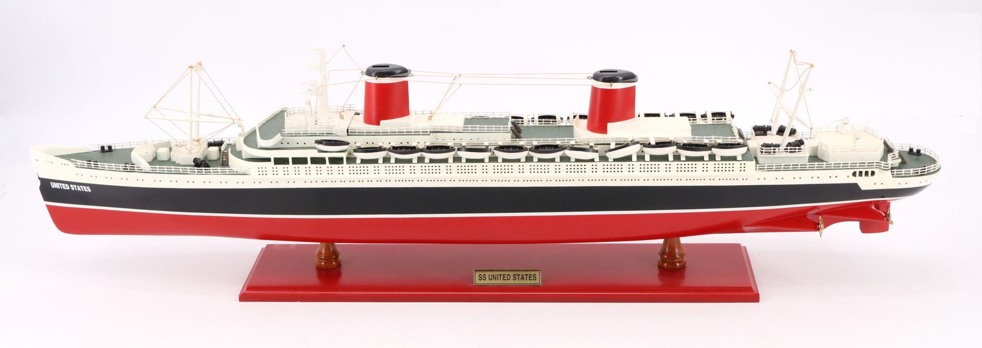 Null Maqueta del transatlántico americano "United States" apodado "The Big U", U&hellip;