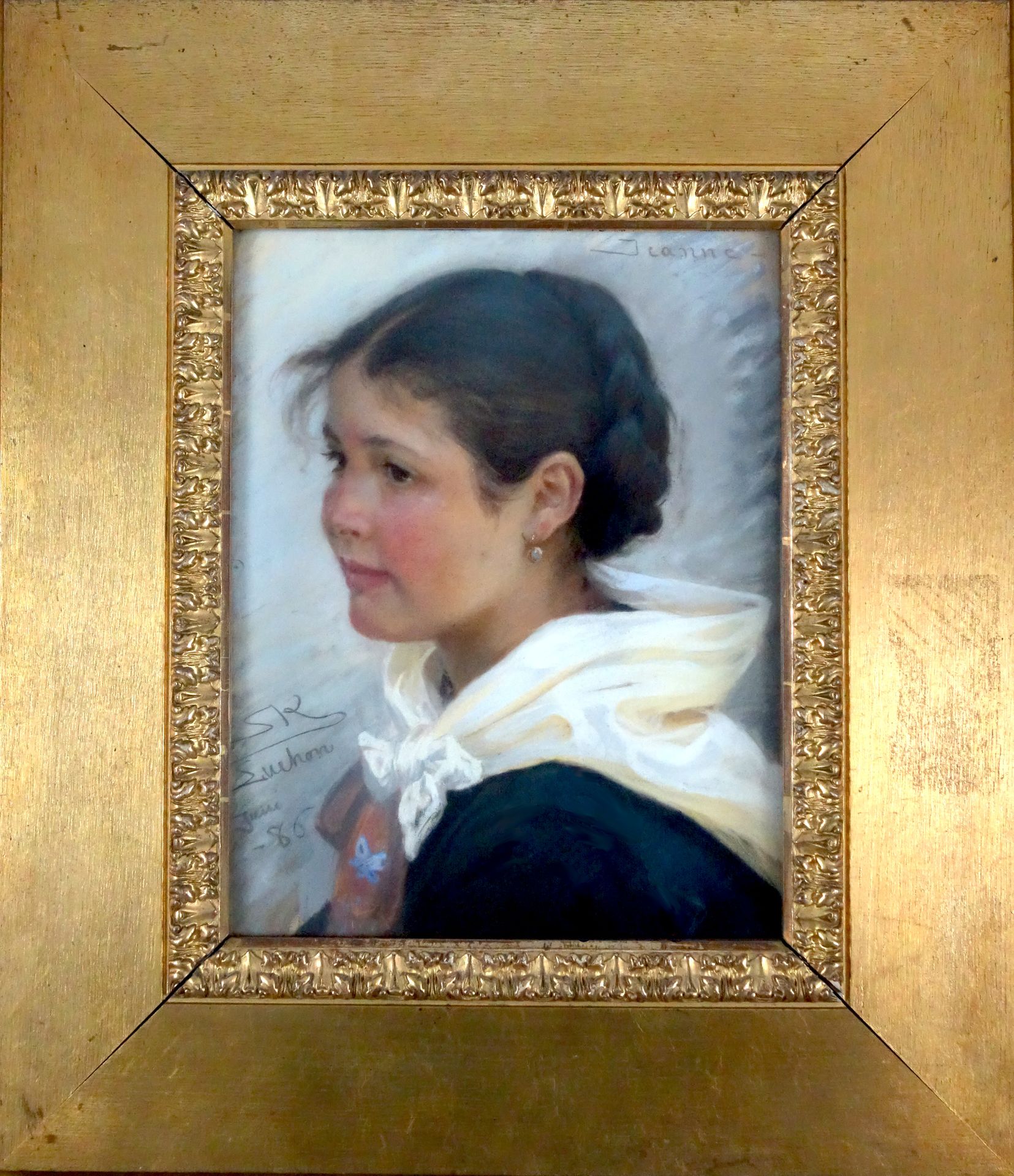 Null Peder Severin (SØREN) KRØYER (1851-1909)
Portrait of Jeanne
Pastel on paper&hellip;