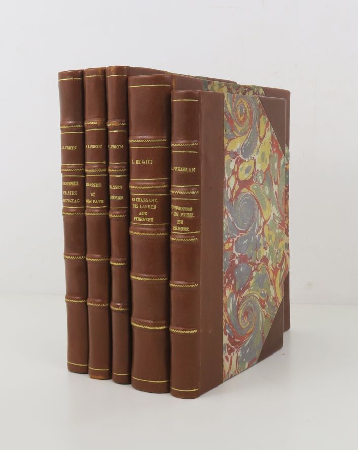 Null France. Set of 5 volumes in uniform half tan binding with corners, spine gi&hellip;