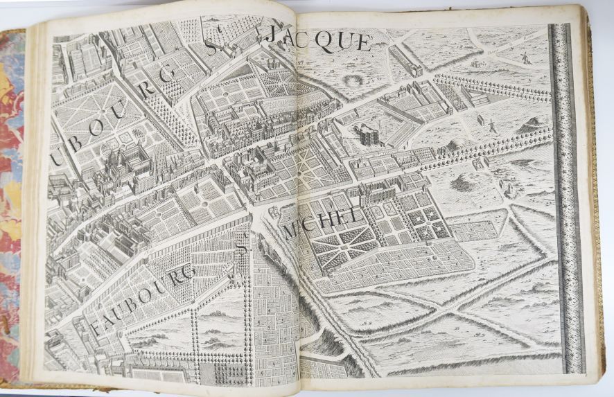 Null TURGOT (Michel Etienne). Plan von Paris, begonnen im Jahre 1734, gezeichnet&hellip;