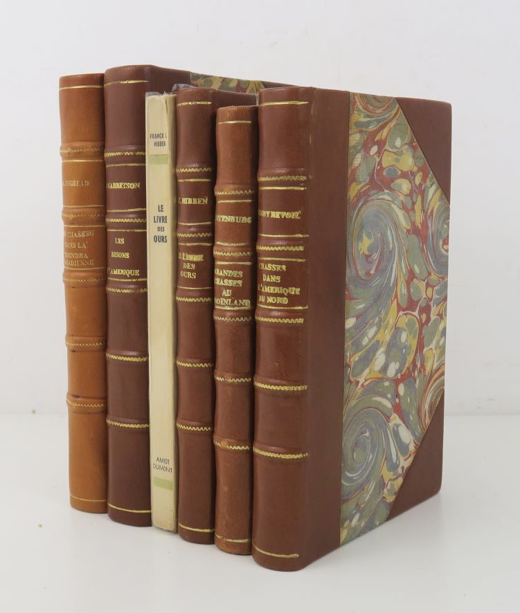 Null Nord America. Set di 6 volumi: 

REVOIL (Bénédict-Henry), Caccia in America&hellip;