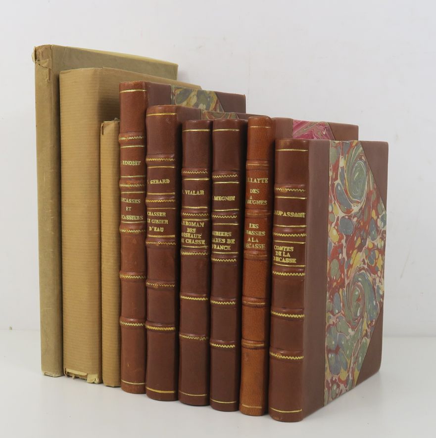 Null 法国--游戏。一共8卷。

MEGNIN (Paul), Gibiers rares de France.巴黎，斯托克，1942年。12开本，半棕褐色&hellip;