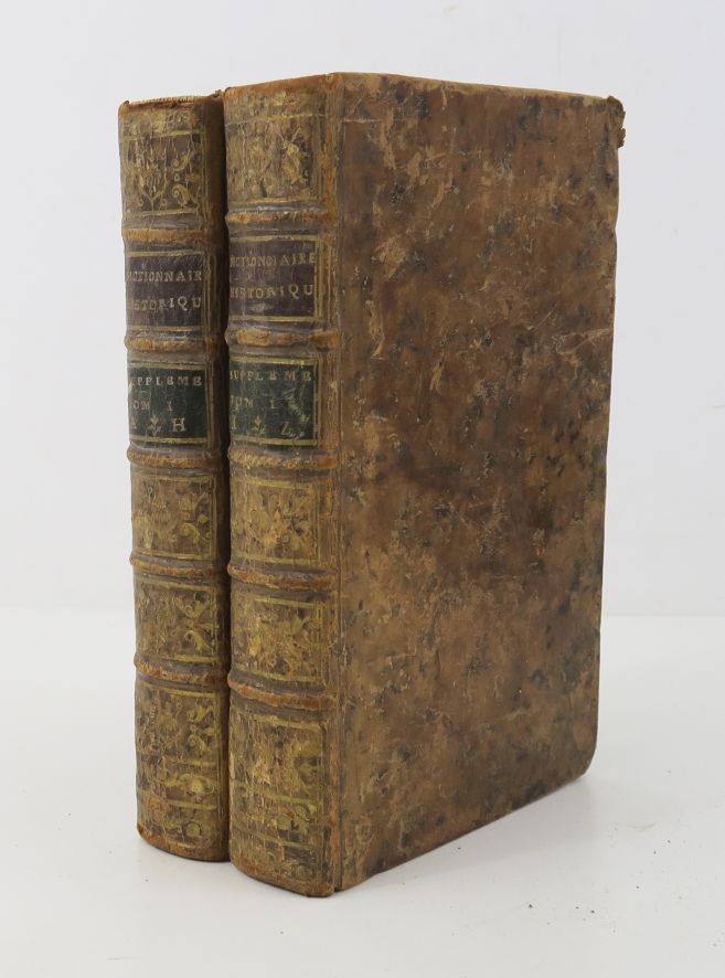 Null 集体的。对不同版本的《新历史词典》或《所有成名者的简明历史》的补充......由一个文人协会编写......卡昂，勒罗伊，1784。

2卷，8开本，&hellip;