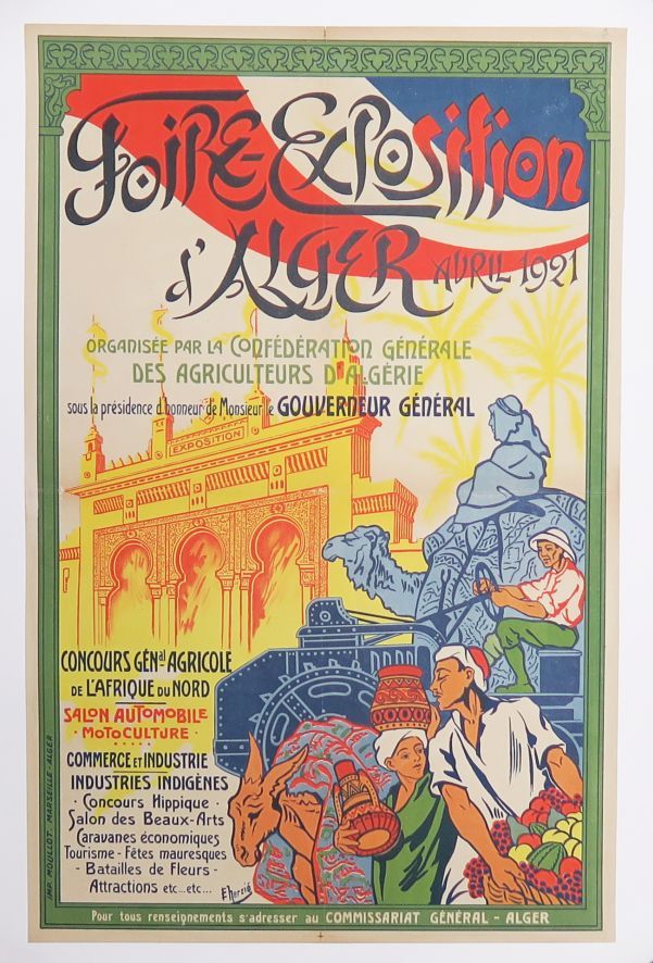 Null Cartel - HERZIG (E.). Foire exposition d'Alger avril 1921 organisée par la &hellip;