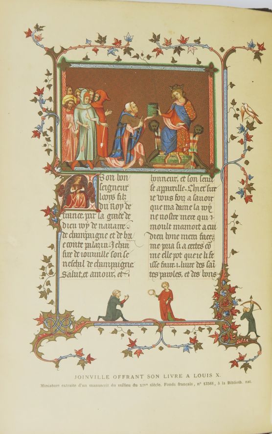 Null JOINVILLE (Jean, Sire de). Histoire de Saint Louis, Credo e lettera a Luigi&hellip;