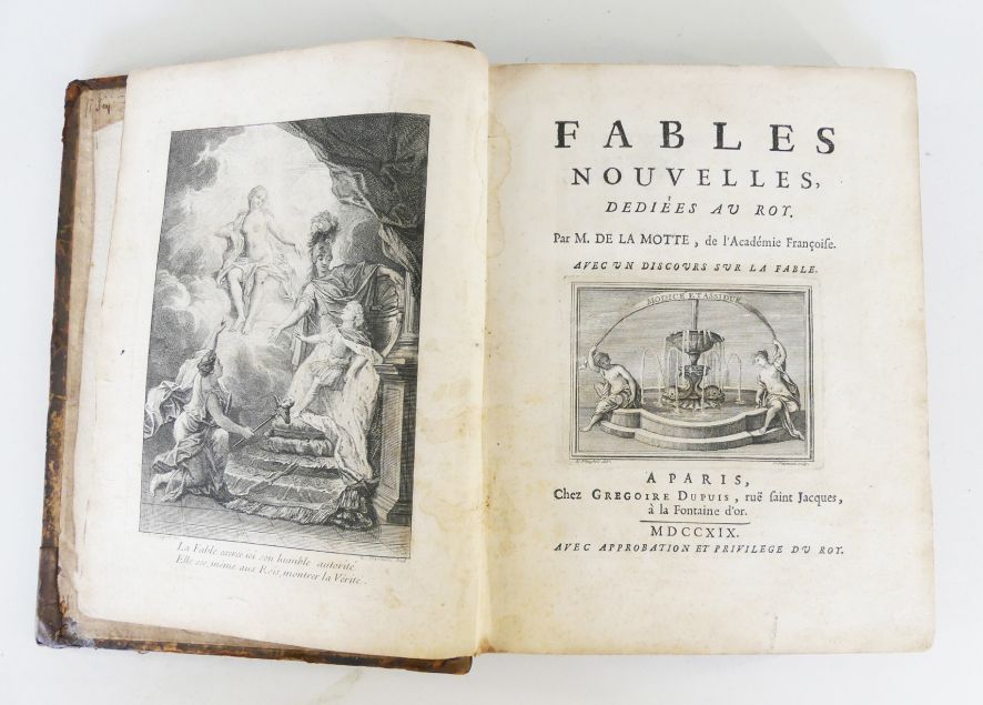 Null LA MOTTE (Antoine Houdard de). New Fables... With a discourse on the fable.&hellip;