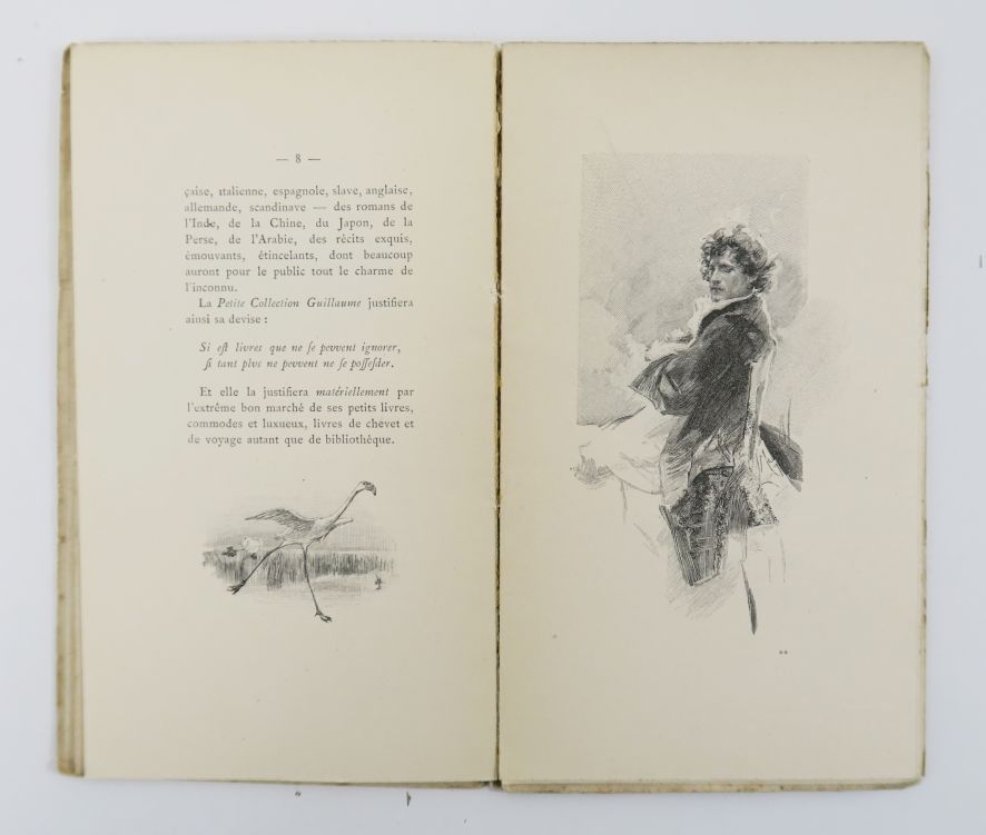 Null 参考文献。目录 "纪尧姆收藏"。巴黎，Édouard Guillaume, sd (c. 1900)。

In-8 Nelumbo (13,5 x 8&hellip;