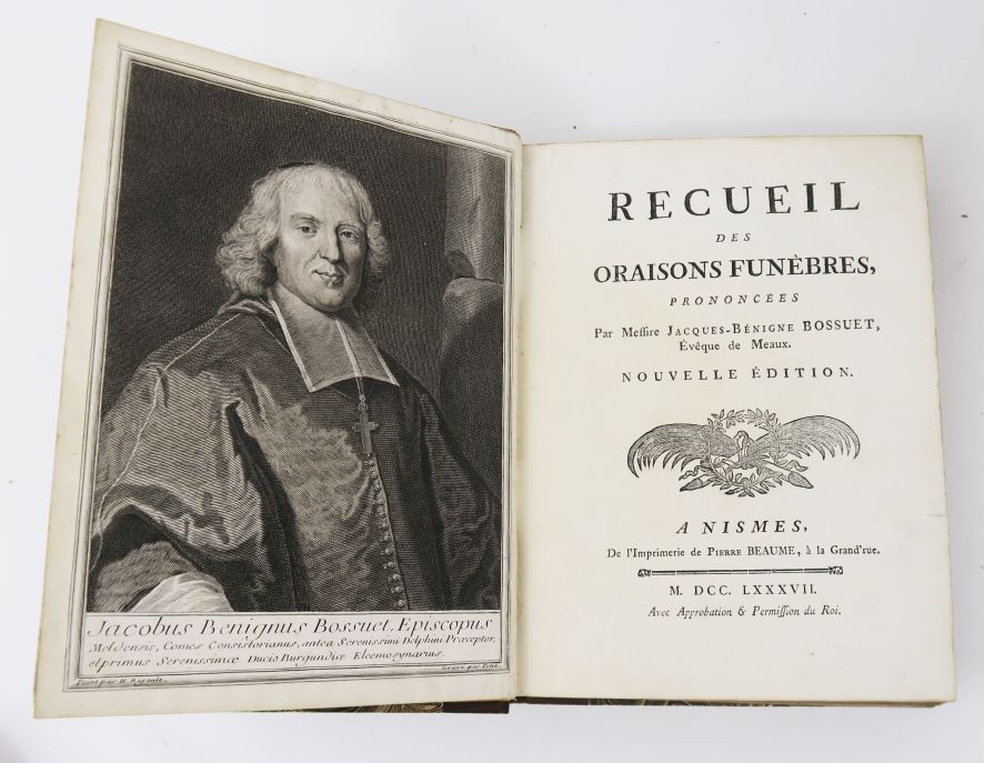Null BOSSUET (Jacques Benigne). Collection of funeral orations. New edition. Nis&hellip;