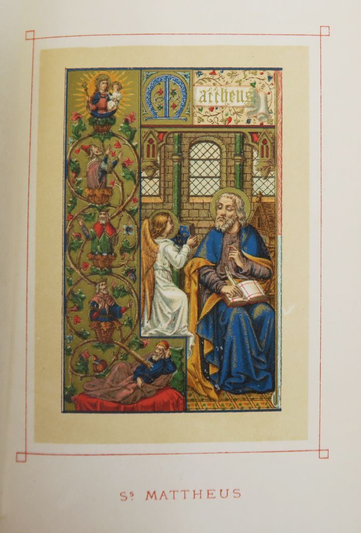 Null 凯勒霍文（弗朗茨）。凯勒霍芬的专辑。根据最古老的手抄本绘制的圣徒的生活。里昂和巴黎，Emmanuel Vitte, sd (c. 1860)。

12&hellip;