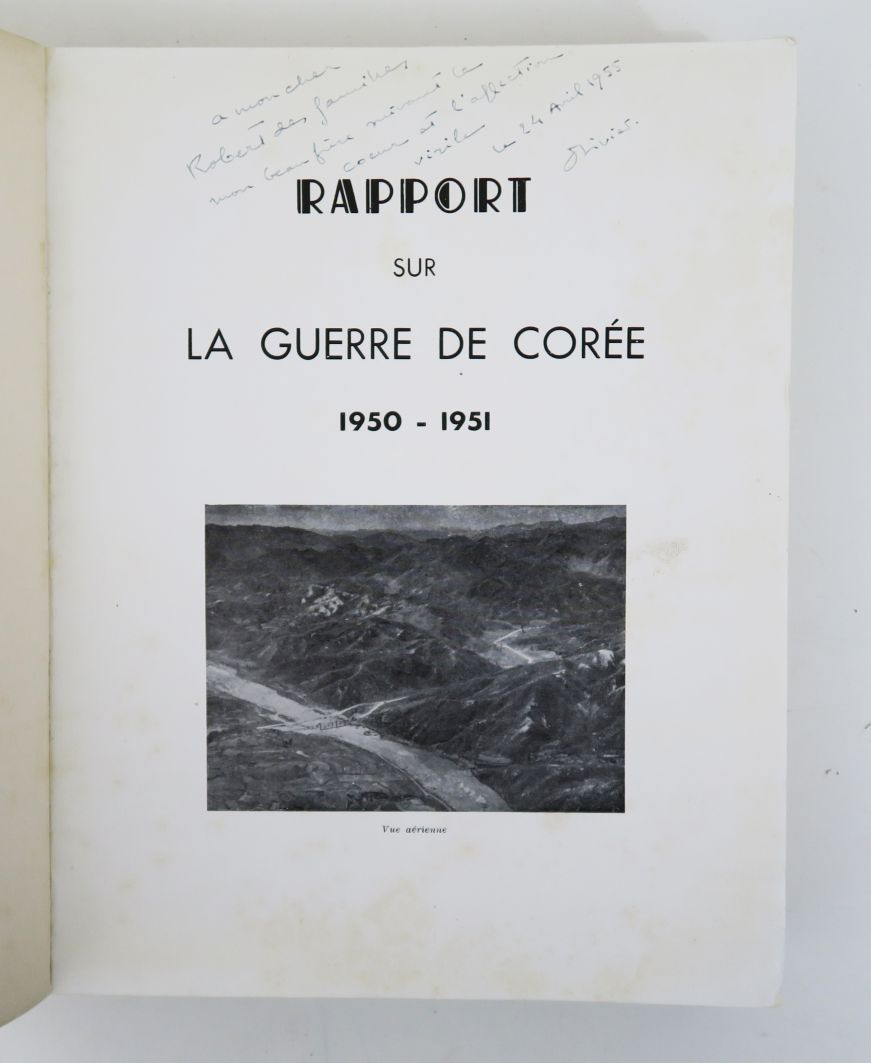 Null [Corée]. Rapport sur la guerre de Corée 1950-1951. Sl, sn, [1952].

2 volum&hellip;