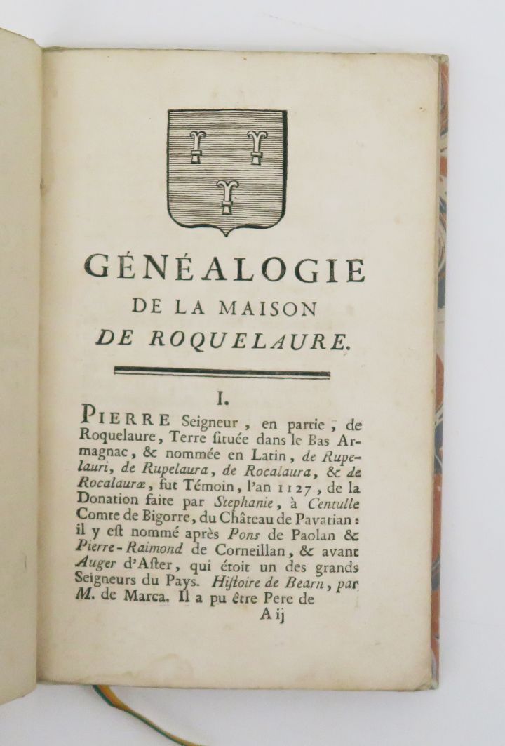 Null [ANSELME DE SAINTE-MARIE (Pierre de Guibours, called the Father).罗克洛尔家族的家谱，&hellip;
