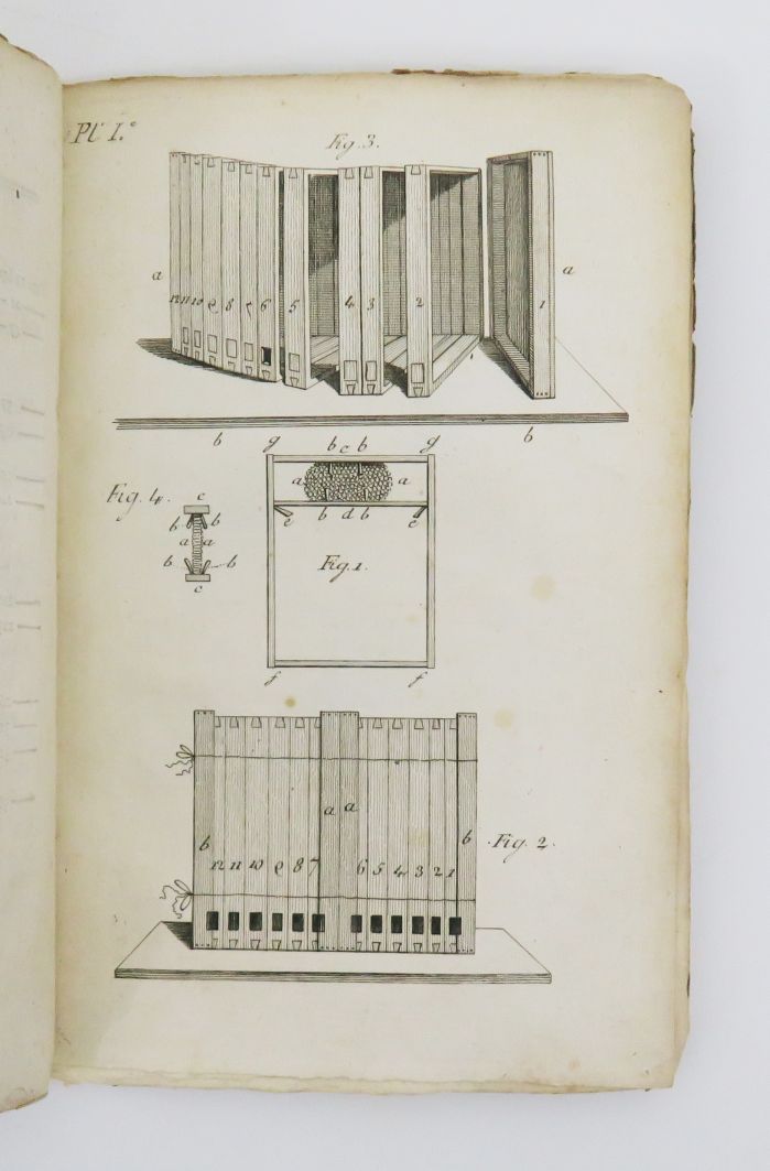 Null HUBER（弗朗索瓦）。关于蜜蜂的新观察，写给查尔斯-博内先生。日内瓦，巴德，1792。

8开本368页，平装本，封面为等待，背面有手写的标题标签。&hellip;