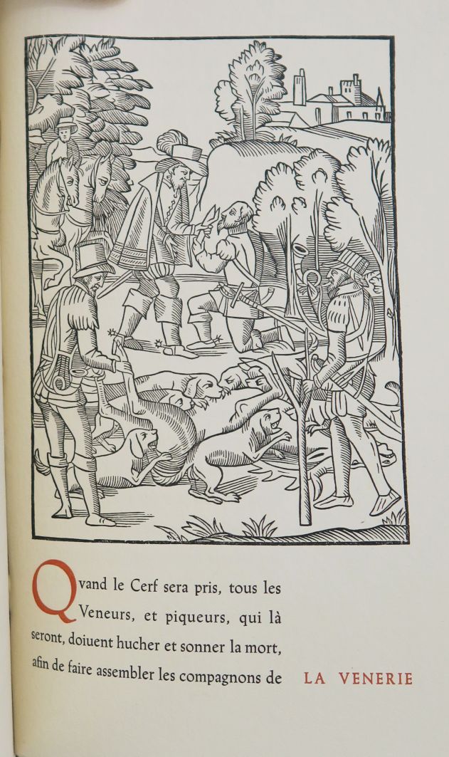Null FOUILLOUX (Jacques du). Extracts from La Vénerie. Poitiers, Pierre Daynac, &hellip;