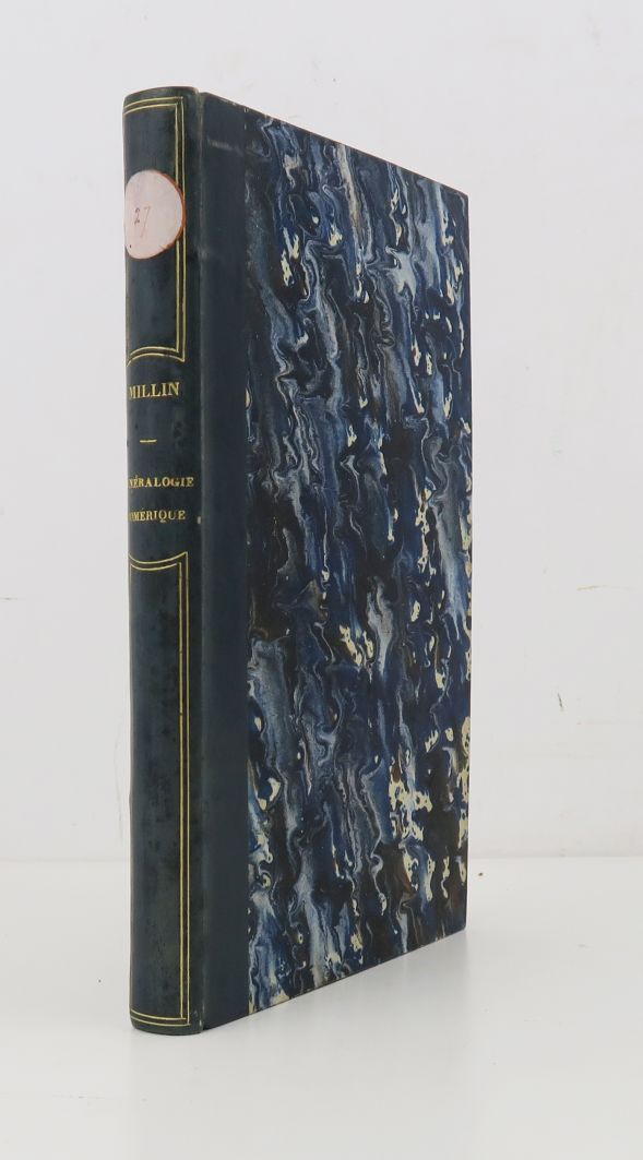 Null 米林（Aubin-Louis）。荷马史诗矿物学，或关于荷马史诗中提到的矿物的论文。第二版。巴黎，C. Wasermann，1816年。

8开本，海军&hellip;