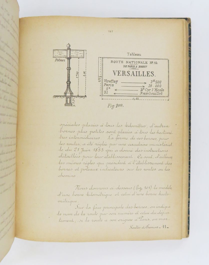 Null EYROLLES (Léon), DANNE & LEVY. Roads, local roads and railroads on pavement&hellip;