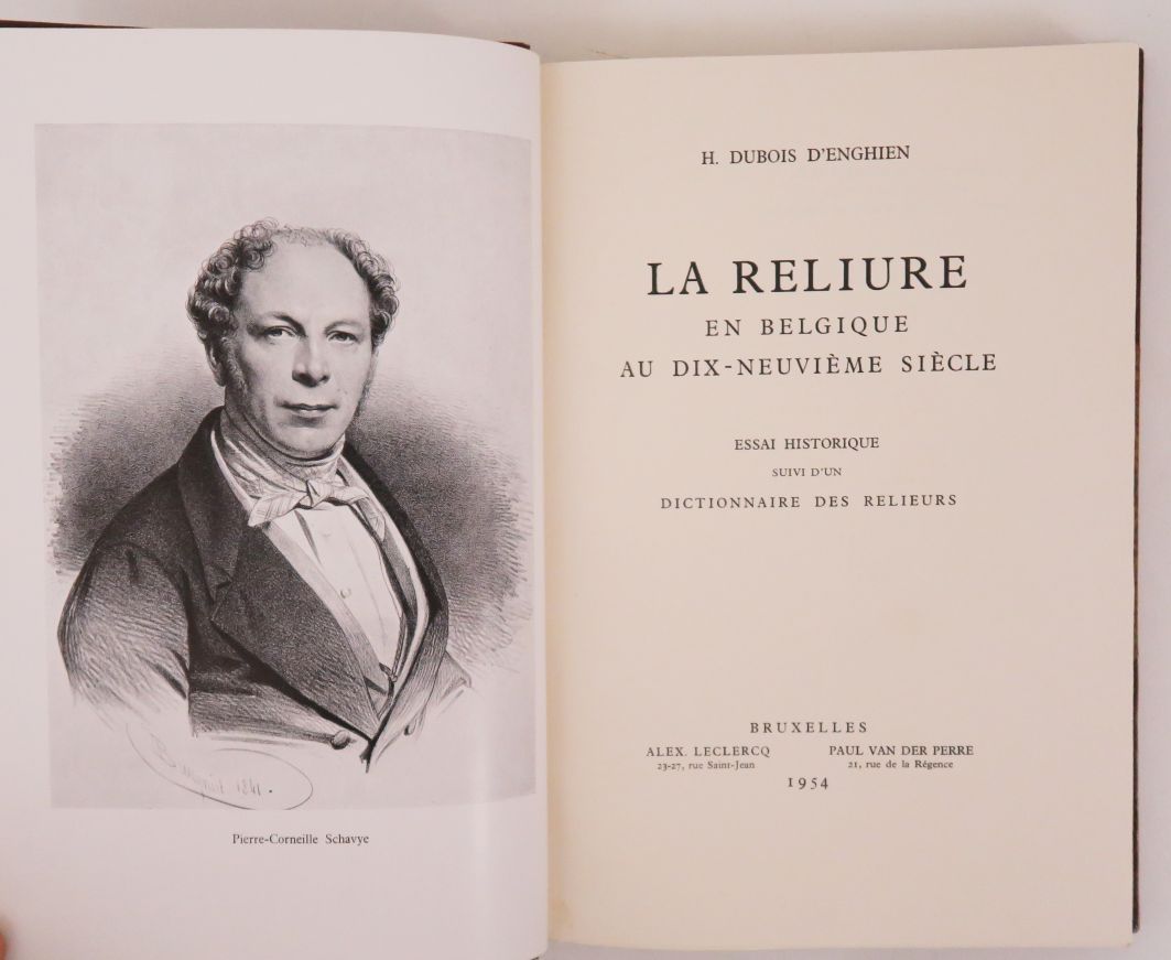 Null DUBOIS D'ENGHIEN (H.). La Reliure en Belgique au XIXe siècle. Essai histori&hellip;