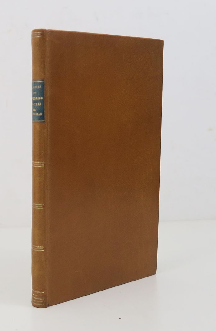 Null 诺迪尔（查尔斯）。我的罗马书的第二章。巴黎，Eugène Renduel, 1832。

8开本，金黄色玄关，光滑的书脊饰有鎏金圆点，标题为蓝灰色大理&hellip;