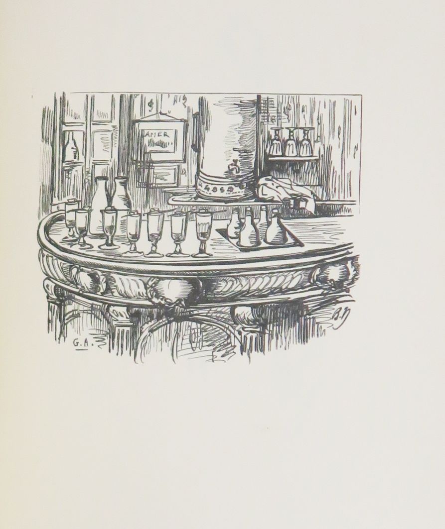 Null NAUDIN（伯纳德）和GEFFROY（古斯塔夫）。学徒》。巴黎，Georges Crès et Cie, 1919。

8英寸堡垒，石榴红摩洛哥，板&hellip;