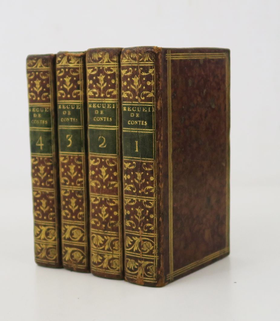 Null LA FONTAINE (Jean de), etc.诗集和新作。伦敦（巴黎），sn（Cazin），1778。

4卷，小12开本（123 x 71毫&hellip;