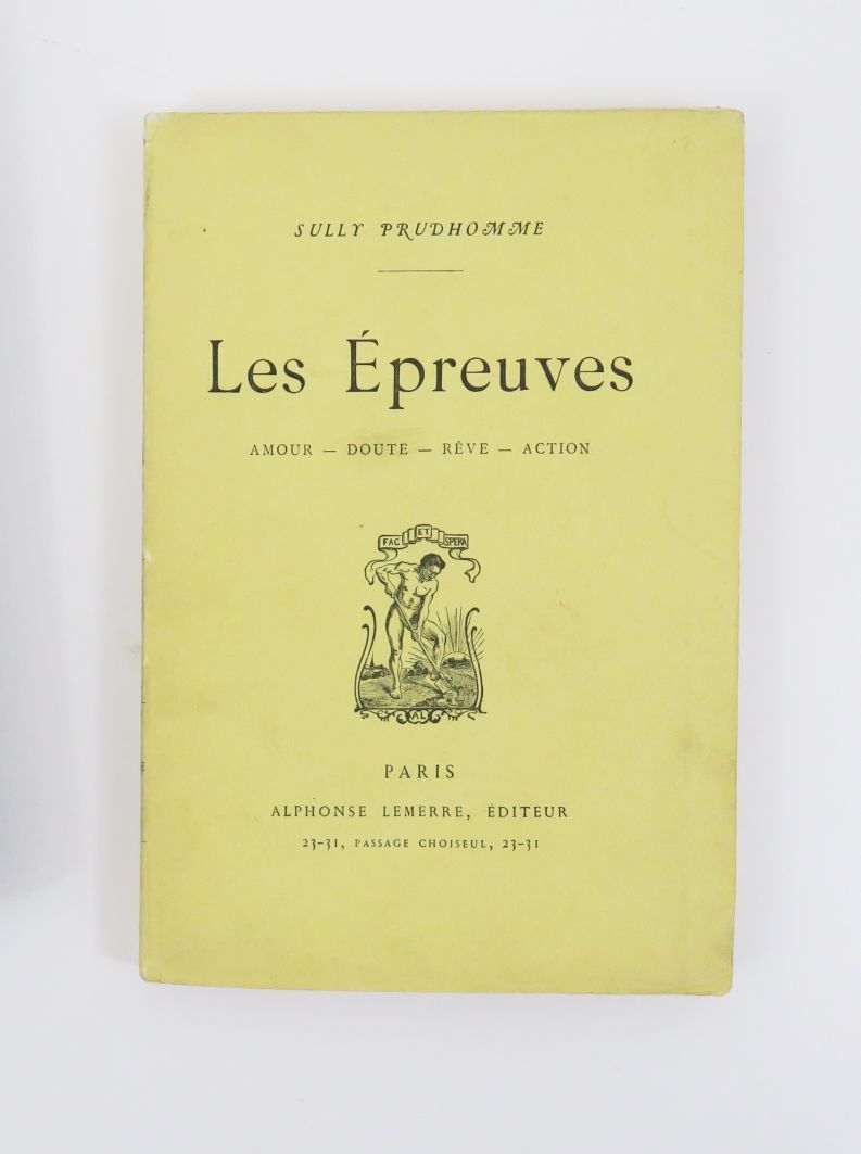 Null SULLY PRUDHOMME（René Armand François Prudhomme，被称为）。审判。爱 - 怀疑 - 梦想 - 行动。巴黎，&hellip;