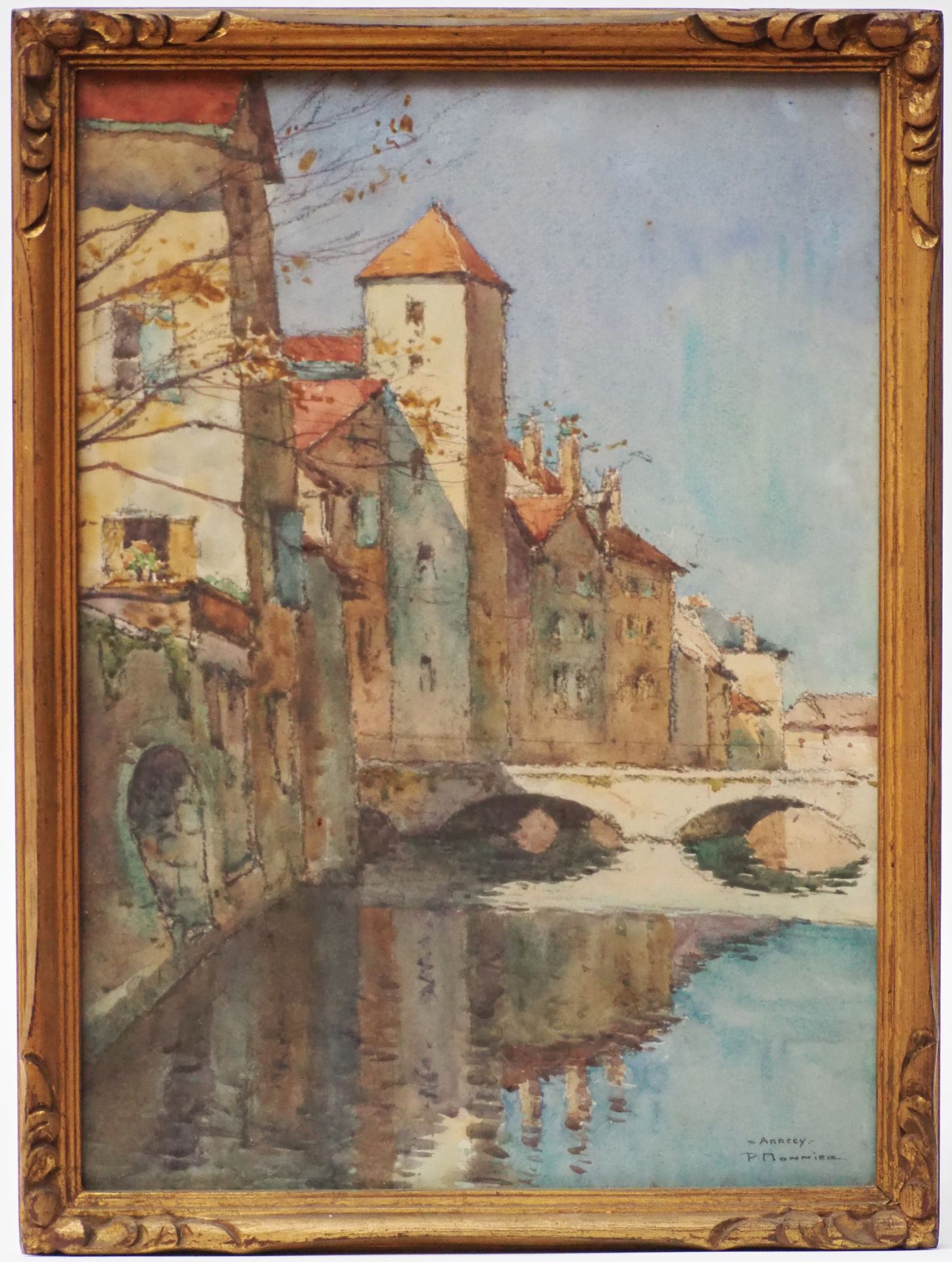 Null Paul MONNIER (1907-1982)
Annecy / Semur
Suite of two watercolors on paper, &hellip;