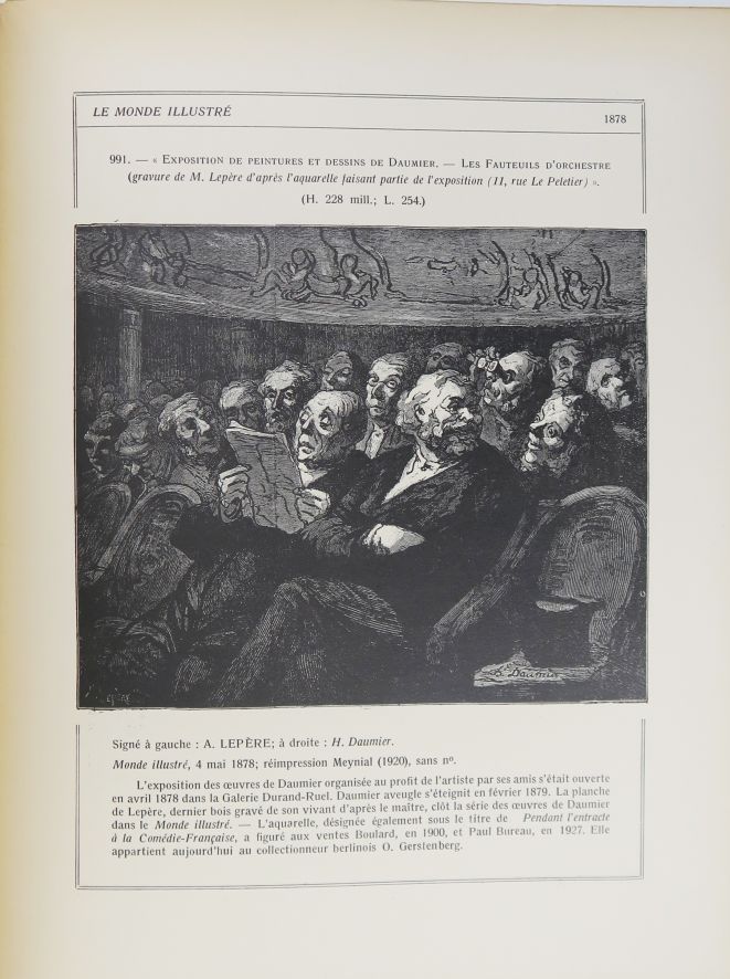 Null BOUVY (Eugène). DAUMIER, L'œuvre gravé du Maitre. Reproduction de toutes le&hellip;
