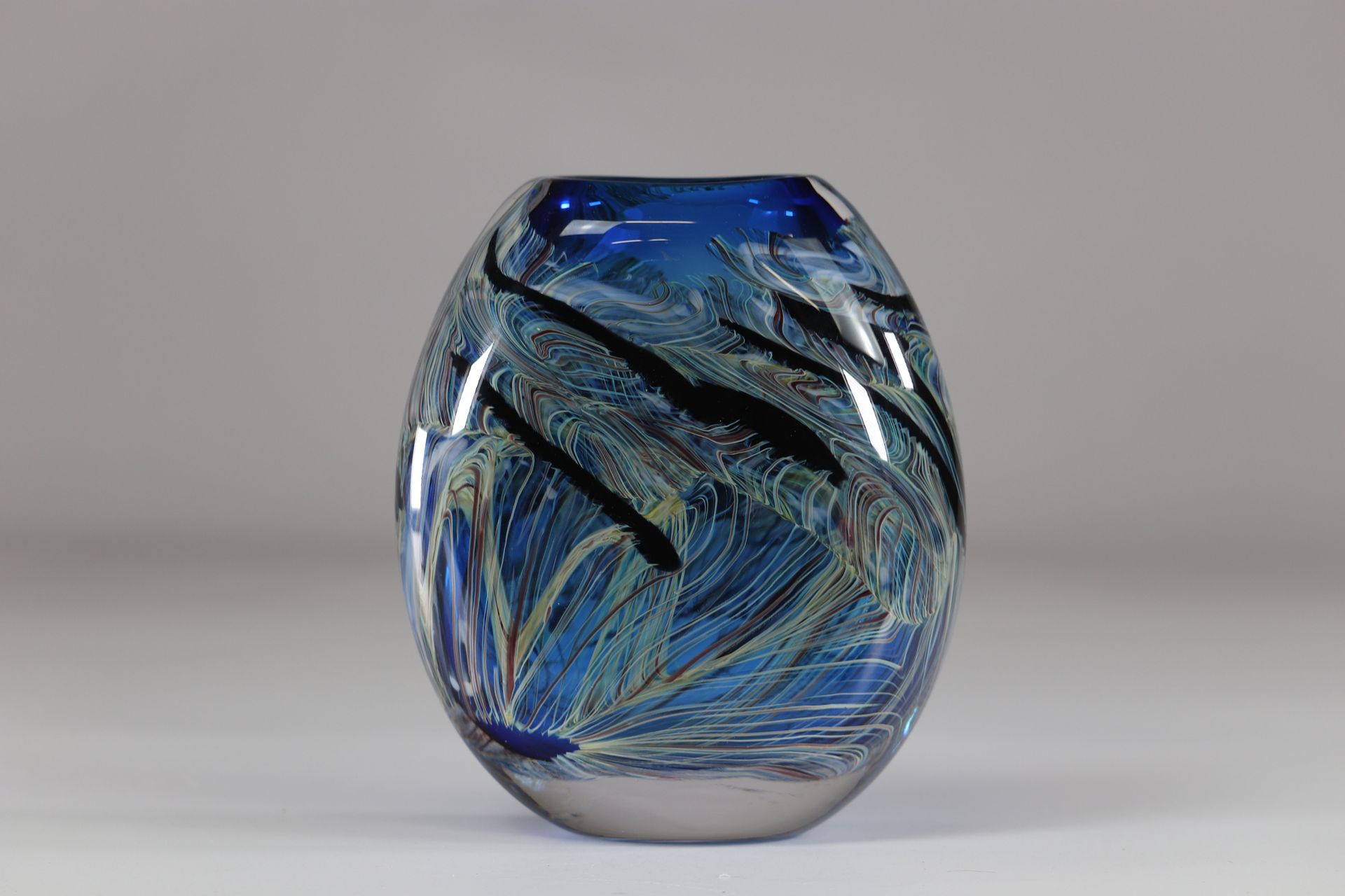 Maxence Parot - Grand Vase Opaline éclats de couleurs Maxence Parot - Grand Vase&hellip;