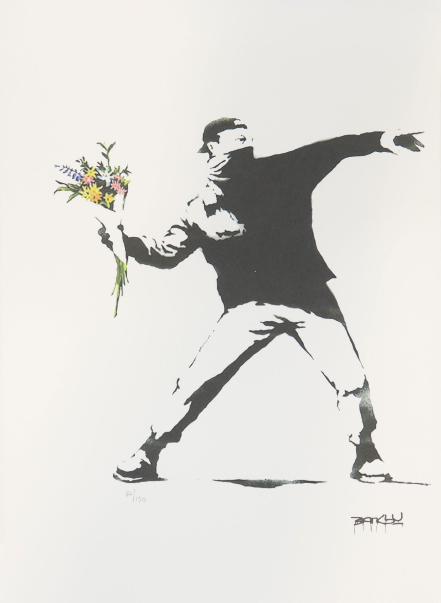 Banksy (D'après) - Lithographie sur papier signée et numérotée Banksy (D'après) &hellip;