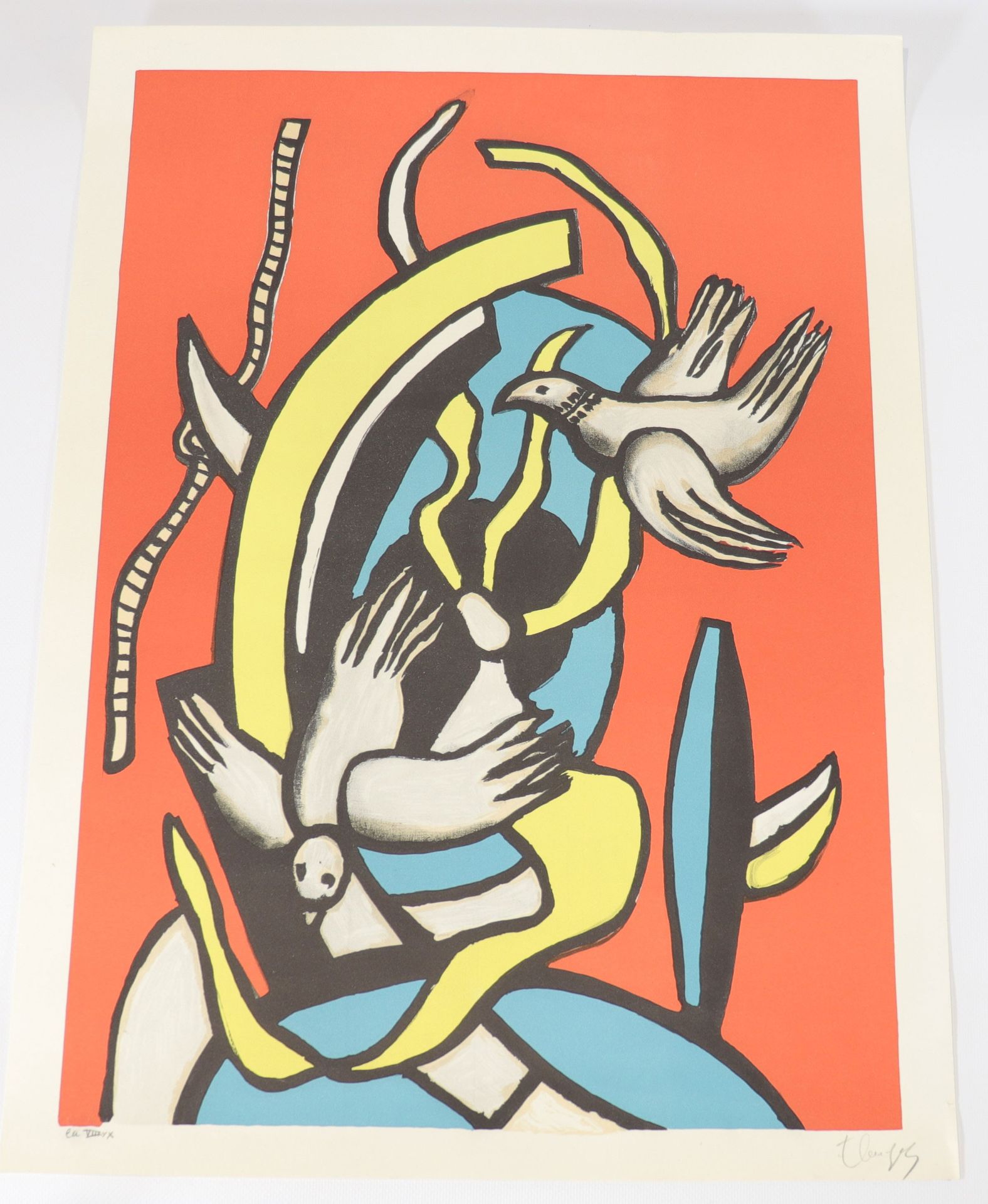 Fernand Léger - Les Oiseaux Fernand Léger - The Birds
年代: Xxth
尺寸: H 615 MM L 45&hellip;