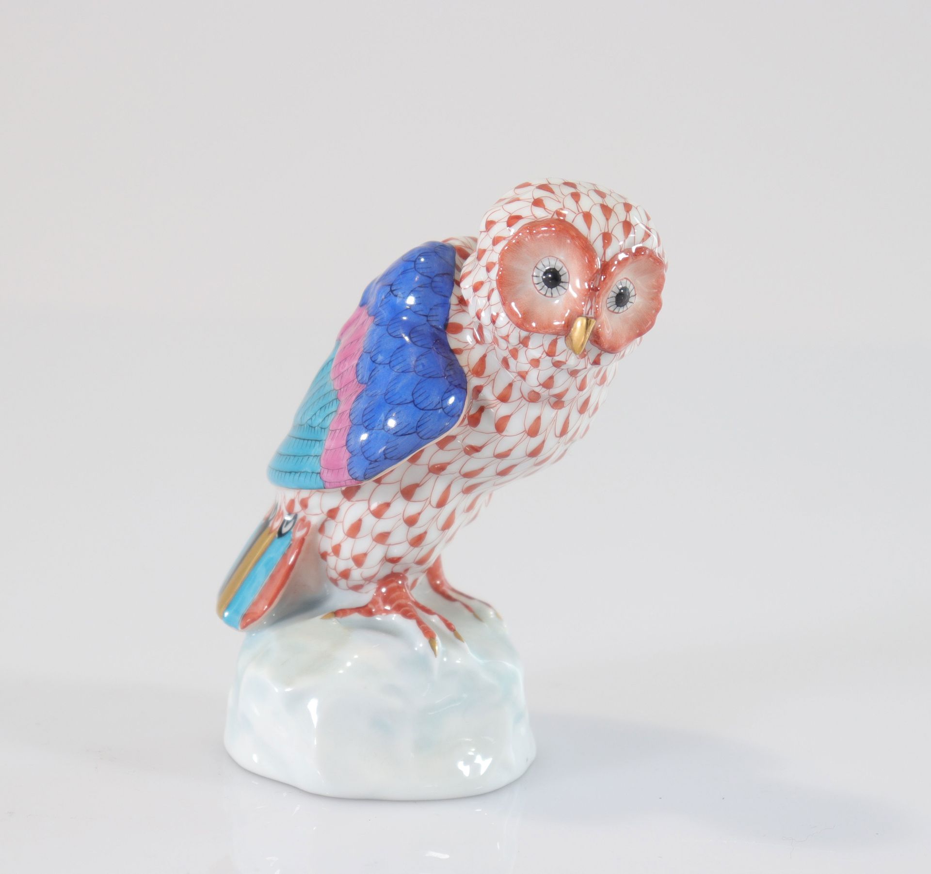 Herend Hibou porcelaine. Epoque XXème siècle Porcelana Herend Owl. Período: Sigl&hellip;