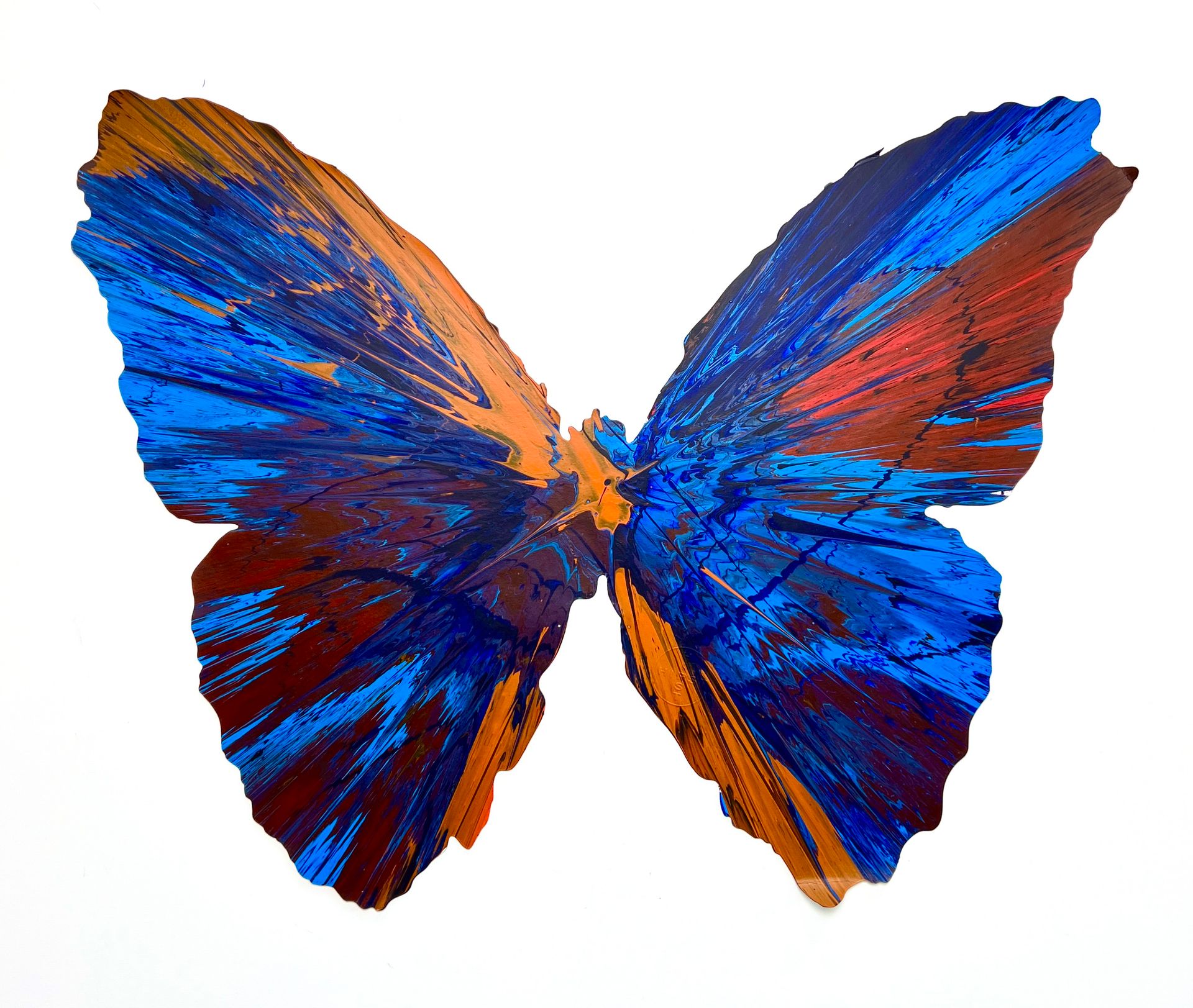 Null Damien Hirst. 2009. Papillon. Spin Painting, acrylique sur papier. Cachet d&hellip;