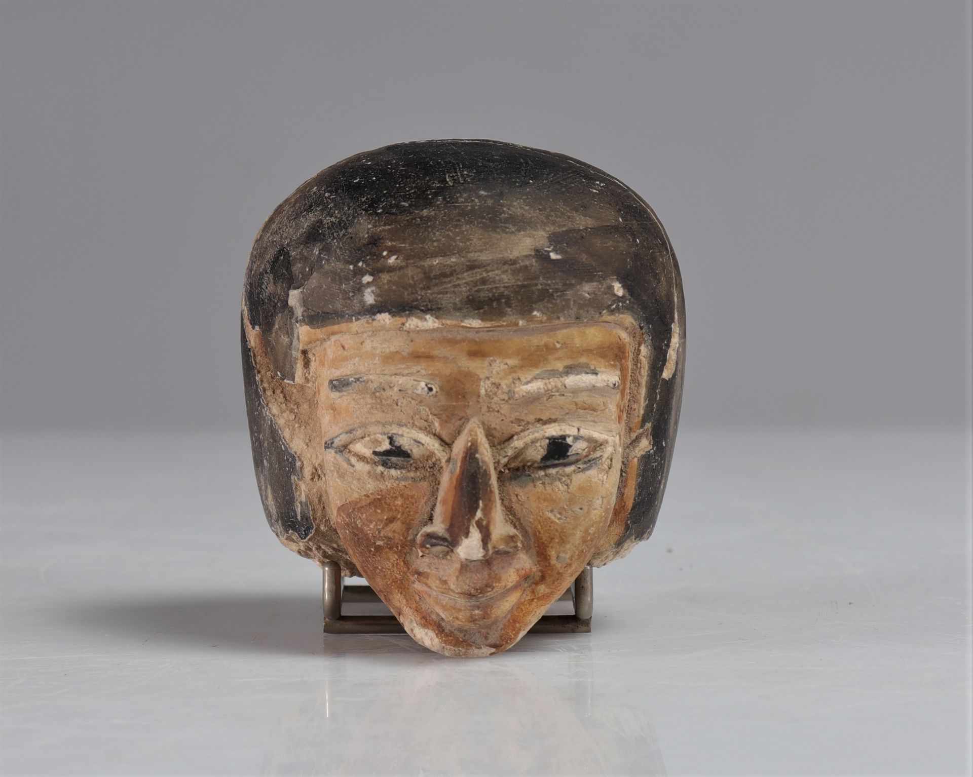 Null Stone head (fragment) polychromed Egypt probably Late Period
Weight: 370 g
&hellip;