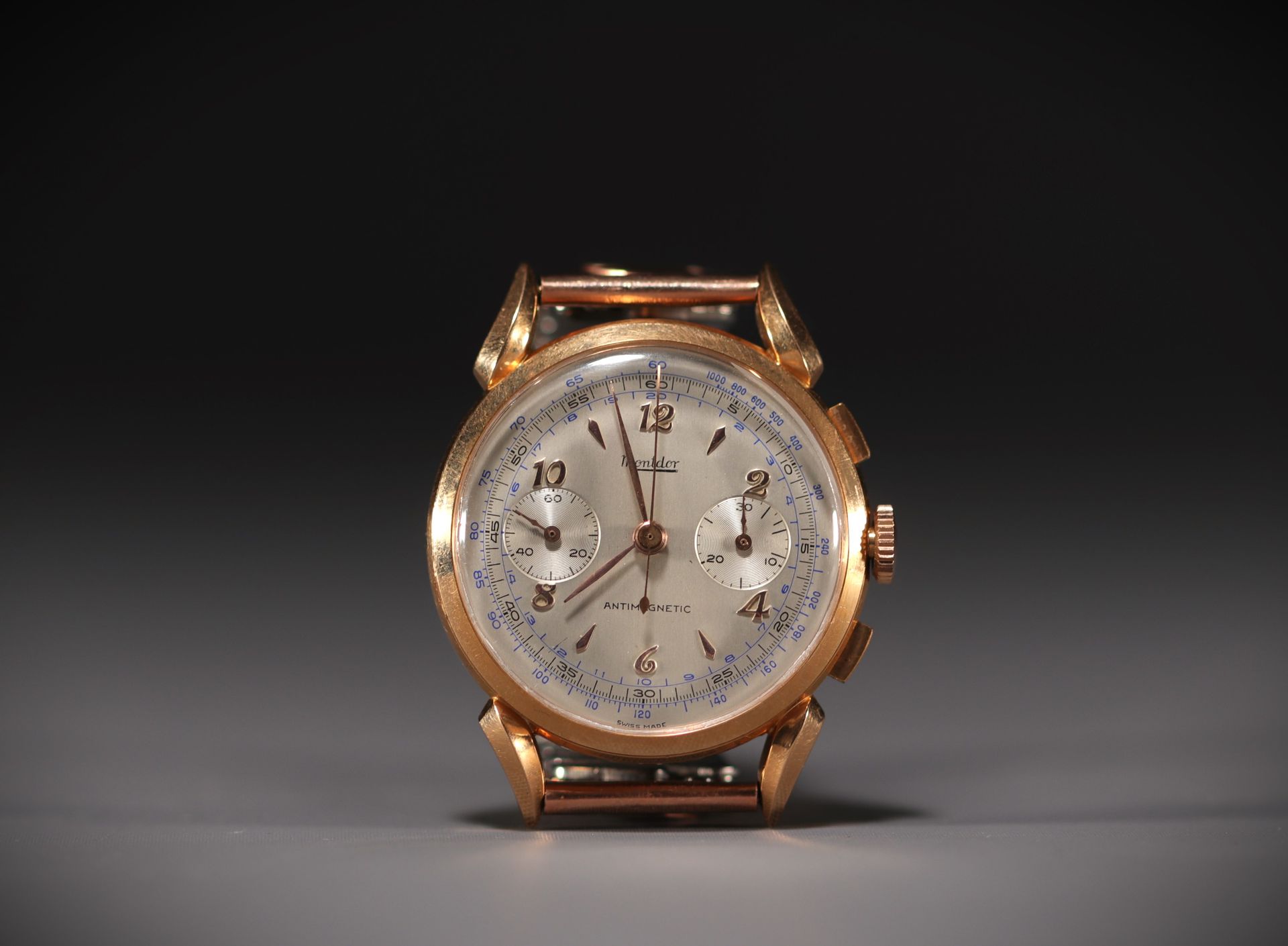 Null Mondor "Doctors" hand-wound chronograph watch, Landeron 48 calibre, "Bregue&hellip;