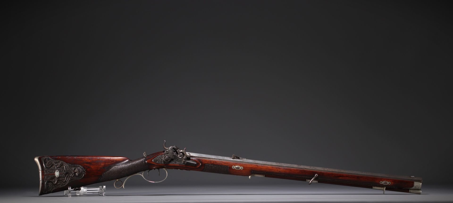 Null Fusil de chasse dit "Jaeger", Allemagne du sud ou Bavière vers 1830, systèm&hellip;