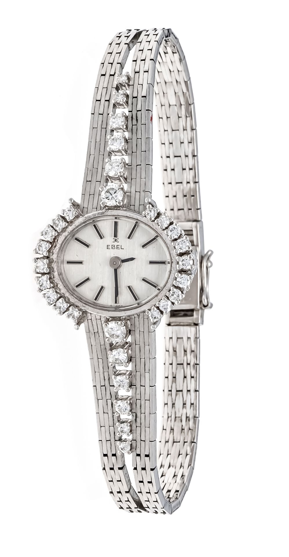 Null Reloj Ebel brillante de señora, 750/000 WG, con 30 diamantes talla brillant&hellip;