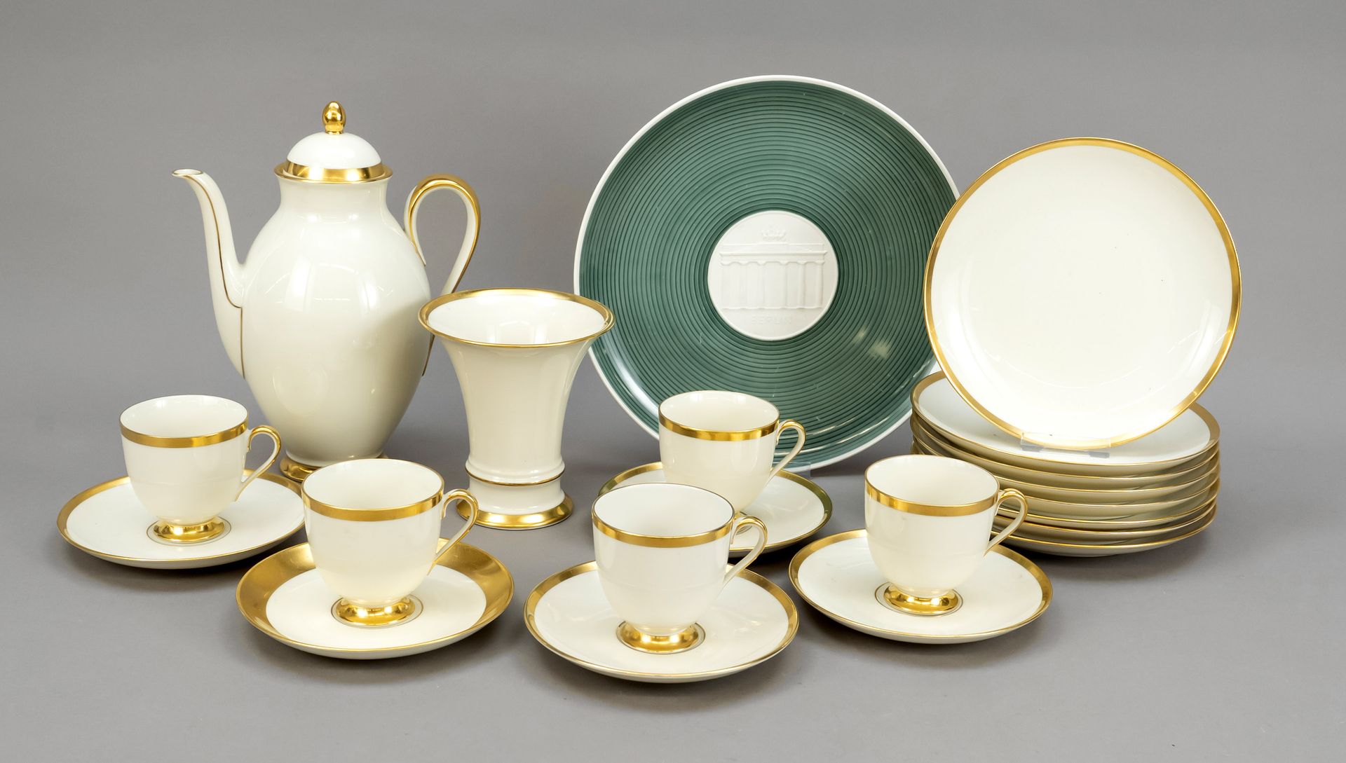 Null Coffee set for 8 persons, approx. 30 pcs, Fürstenberg, 1970s, form no. 4500&hellip;