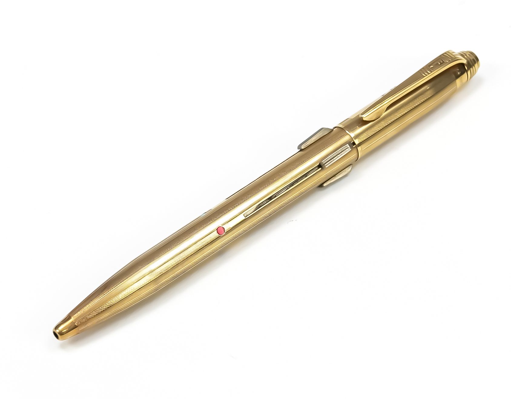Null Fend four-color ballpoint pen, mid-20th c., 585 yellow gold case, marked Su&hellip;