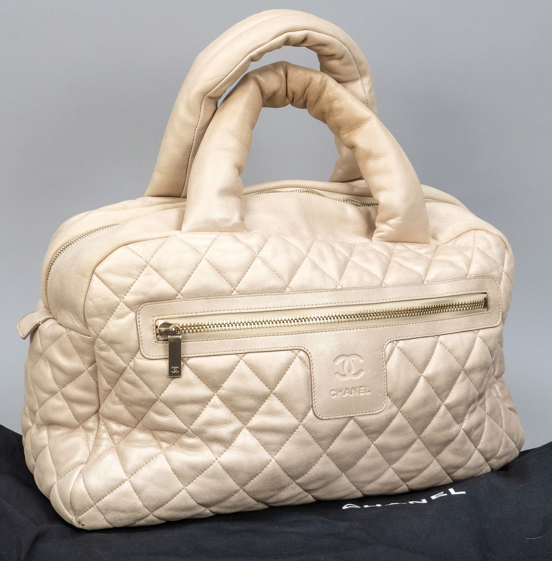Chanel, Cocoon Bowler Gold Calfskin Leather Tote Bag, fi…